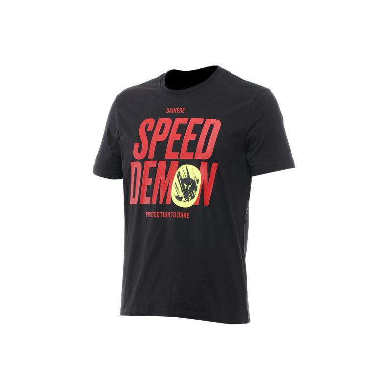 KNEE DOWN T-SHIRT JET-BLACK | DAINESE