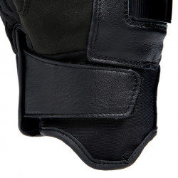 CARBON 4 SHORT LEATHER GLOVES BLACK BLACK | DAINESE