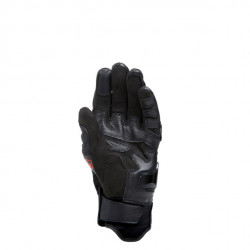 CARBON 4 SHORT LEATHER GLOVES BLACK BLACK | DAINESE