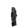 CARBON 4 SHORT LEATHER GLOVES BLACK BLACK | DAINESE