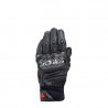 CARBON 4 SHORT LEATHER GLOVES BLACK BLACK | DAINESE