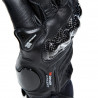 CARBON 4 SHORT LEATHER GLOVES BLACK BLACK | DAINESE