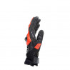 CARBON 4 SHORT LEATHER GLOVES BLACK FLUO-RED | DAINESE