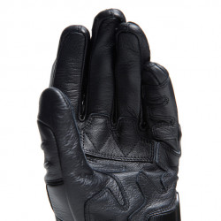 CARBON 4 LONG LEATHER GLOVES BLACK BLACK BLACK | DAINESE