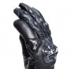 CARBON 4 LONG LEATHER GLOVES BLACK BLACK BLACK | DAINESE