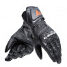 CARBON 4 LONG LEATHER GLOVES BLACK BLACK BLACK | DAINESE