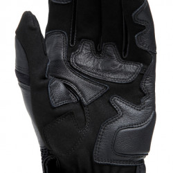 MIG 3 UNISEX LEATHER GLOVES BLACK BLACK | DAINESE