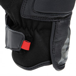 MIG 3 UNISEX LEATHER GLOVES BLACK BLACK | DAINESE