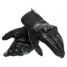 MIG 3 UNISEX LEATHER GLOVES BLACK BLACK | DAINESE