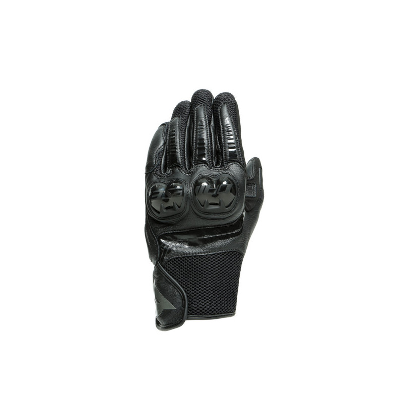 MIG 3 UNISEX LEATHER GLOVES BLACK BLACK | DAINESE