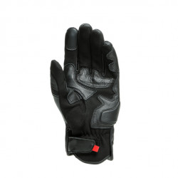 MIG 3 UNISEX LEATHER GLOVES BLACK BLACK | DAINESE