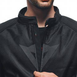 IGNITE AIR TEX JACKET BLACK BLACK GRAY-REFLEX | DAINESE