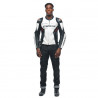 RACING 4 LEATHER JACKET WHITE BLACK | DAINESE