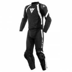 AVRO 4 LEATHER 2PCS SUIT BLACK-MATT BLACK-MATT WHITE |...