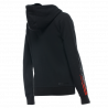 DAINESE HOODIE LOGO LADY BLACK BLACK | DAINESE