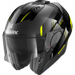 CASCO EVO ES KRYD  ANTHRACITE BLACK YELLOW | SHARK