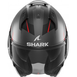 CASCO EVO ES KRYD MAT ANTHRACITE BLACK RED | SHARK