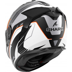 CASCO SPARTAN GT PRO TORYAN MAT BLACK ORANGE SILVER | SHARK