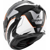 CASCO SPARTAN GT PRO TORYAN MAT BLACK ORANGE SILVER | SHARK