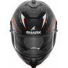 CASCO SPARTAN GT PRO TORYAN MAT BLACK ORANGE SILVER | SHARK