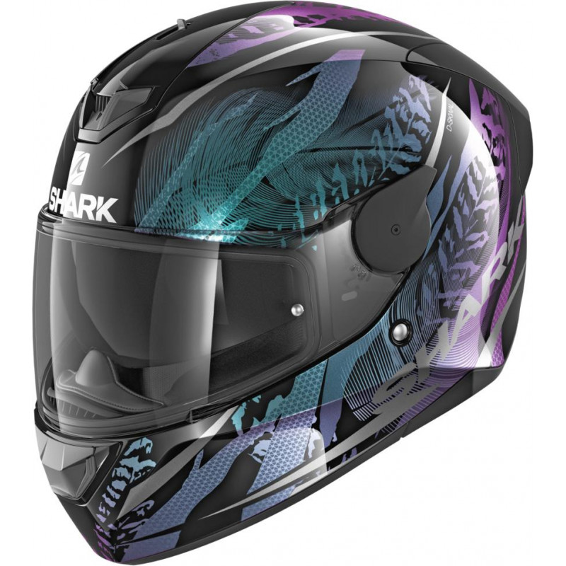 CASCO D-SKWAL 2 SHIGAN   BLACK VIOLET GLITTER | SHARK