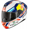 CASCO D-SKWAL 2 REPLICA JORGE MARTIN   WHITE BLUE RED | SHARK