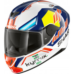 CASCO D-SKWAL 2 REPLICA JORGE MARTIN   WHITE BLUE RED | SHARK