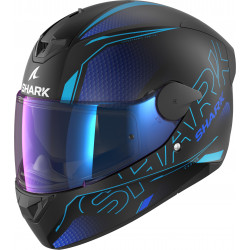 CASCO D-SKWAL 2 CADIUM MAT BLACK BLUE BLACK | SHARK