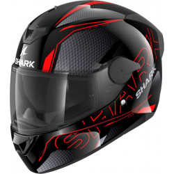 CASCO D-SKWAL 2 CADIUM   BLACK RED BLACK | SHARK