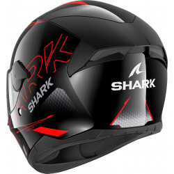 CASCO D-SKWAL 2 CADIUM   BLACK RED BLACK | SHARK