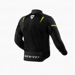 GIACCA HYPERSPEED 2 GT AIR  BLACK NEON YELLOW | REV'IT