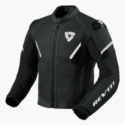 Giacca Moto REV'IT! ACTION H2O - Nero Verde Scuro - Offerta Online