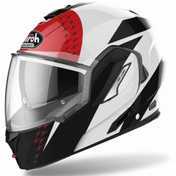 CASCO REV 19 LEADEN ROSSO LUCIDO | AIROH