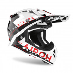 CASCO AVIATOR ACE AMAZE ROSSO LUCIDO | AIROH