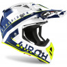 CASCO AVIATOR ACE AMAZE BLU LUCIDO | AIROH