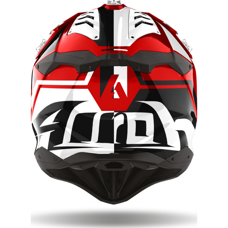 CASCO AVIATOR 3 LEAGUE ROSSO LUCIDO