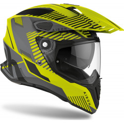 CASCO COMMANDER BOOST GIALLO OPACO | AIROH