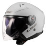 CASCO JET LS2 OF603 INFINITY II SOLID GLOSS WHITE-06  | LS2