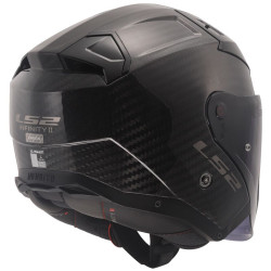 CASCO JET LS2 OF603 INFINITY II GLOSS CARBON-06  | LS2