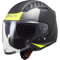 CASCO JET LS2 OF600 COPTER II URBANE M.BLACK H-V...