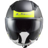 CASCO JET LS2 OF600 COPTER II URBANE M.BLACK H-V YELLOW-06  | LS2