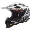 CASCO OFFROAD LS2 MX700 SUBVERTER STOMP WHITE BLACK  | LS2