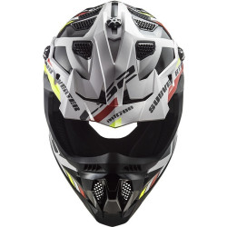 CASCO OFFROAD LS2 MX700 SUBVERTER STOMP WHITE BLACK  | LS2