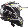 CASCO OFFROAD LS2 MX700 SUBVERTER STOMP WHITE BLACK  | LS2