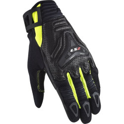 GUANTI ALL TERRAIN MAN GLOVES BLACK H-V YELLOW | LS2