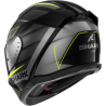 CASCO INTEGRALE D-SKWAL 3 SIZLER  BLACK ANTHRACITE YELLOW | SHARK HELMETS | HE0922EKAY