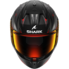 CASCO INTEGRALE D-SKWAL 3 BLAST-R MAT BLACK ANTHRACITE RED | SHARK HELMETS | HE0921EKAR