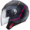 CASCO JET RIVIERA V4X GEO MATT BLACK  FUCHSIA  ANTHRACITE | CABERG