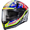 CASCO INTEGRALE AVALON X TRACK BLACK YELLOW FLUO RED FLUOBLUE | CABERG