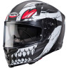 CASCO INTEGRALE AVALON X PUNK MATT GREY  WHITE  RED | CABERG